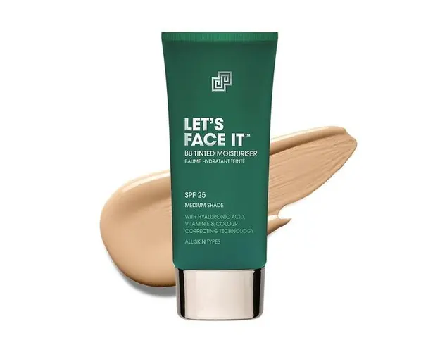 Crema BB Hidratanta pentru Barbati, SPF 25 - SHAKEUP Cosmetics Lets&rsquo;s Face It, nuanta Medium, 50 ml