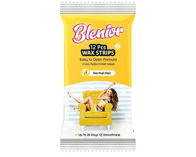 Benzi Depilatoare cu Ceara Rece pentru Par Normal Blenior, 12 buc