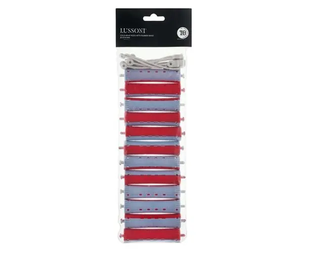 Bigudiuri Lussoni Cold Wave Rods With Rubber Band D19x91mm, 12 buc
