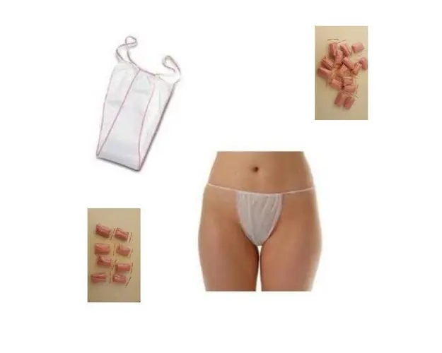 Bikini model tanga, cu elastic, material TNT gros.40 microni, impachetate individual, 50buc