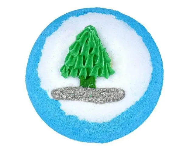 Bila de baie efervescenta Rocking Around the Christmas Tree Bomb Cosmetics 160 g