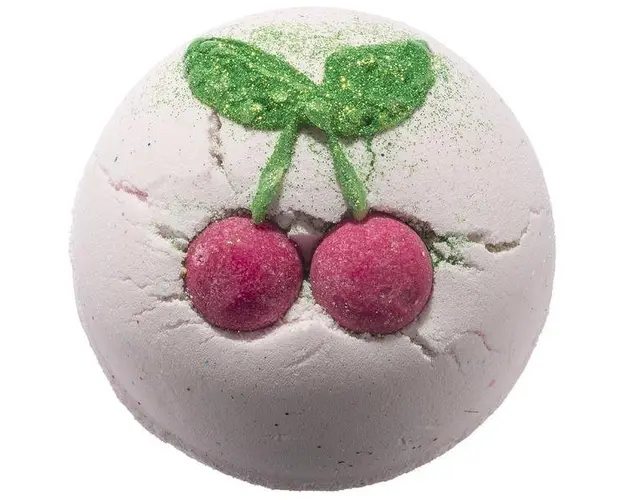 Bila efervescenta de baie Cherry Bomb, Bomb Cosmetics, 160 gr 