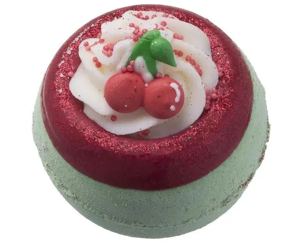 Bila efervescenta de baie Cherry on top, Bomb Cosmetics, 160 gr