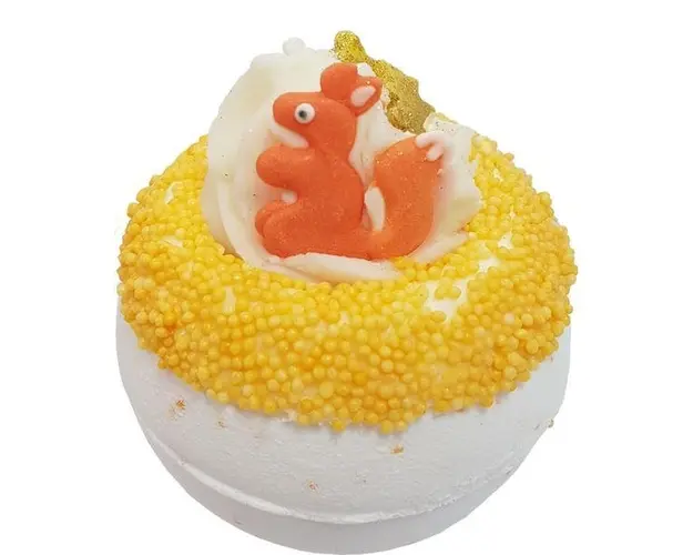 Bila efervescenta de baie Go Nuts, Bomb Cosmetics, 160 gr