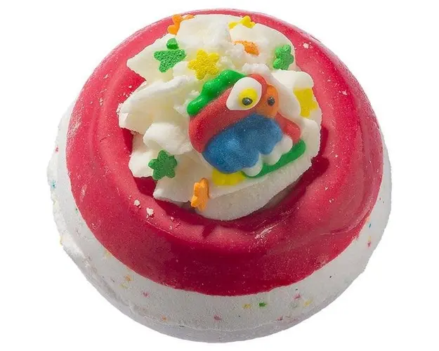 Bila efervescenta de baie Parrot-Dise, Bomb Cosmetics, 160 gr 