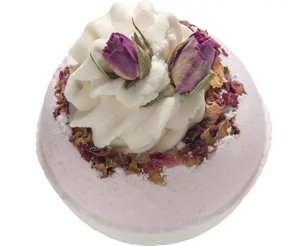 Bila efervescenta de baie Wild Rose, Bomb Cosmetics, 160 gr