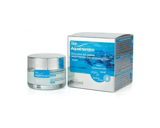 Biocrema de Lux pentru Noapte - Farmona Skin Aqua Intensive Exclusive Bio-Cream Night, 50 ml