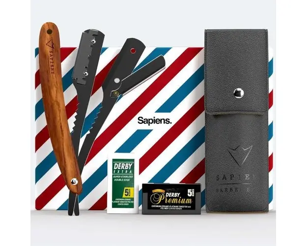 Brici lama interschimbabila cu maner din lemn Wood Edition x Otel inoxidabil