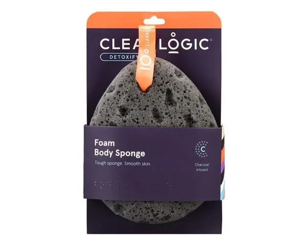 Burete Detoxifiant pentru Corp - Cleanlogic Detoxify Foam Body Sponge, 1 buc