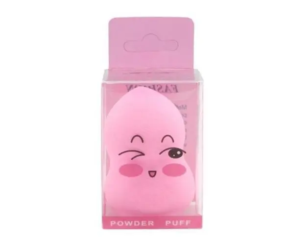 Burete make-up pentru fond de ten, roz deschis
