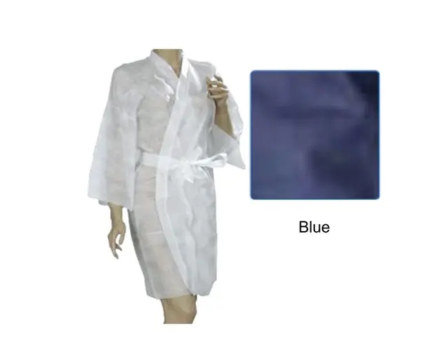 Camasa tip Kimono Albastra - Prima Nonwoven Blue Kimono