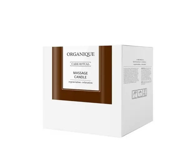 Candela pentru masaj cu mosc alb, Organique, 125 ml