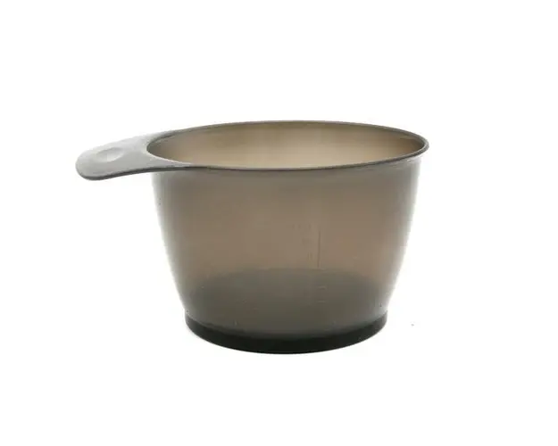 Castron pentru vopsirea parului cu banda de cauciuc, Negru