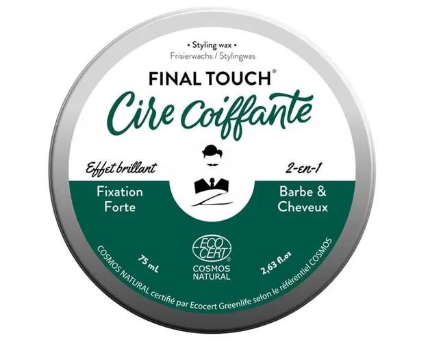 Ceara de Styling cu Efect Lucios pentru Par si Barba - Monsieur Barbier Styling Wax Final Touch, 75 ml