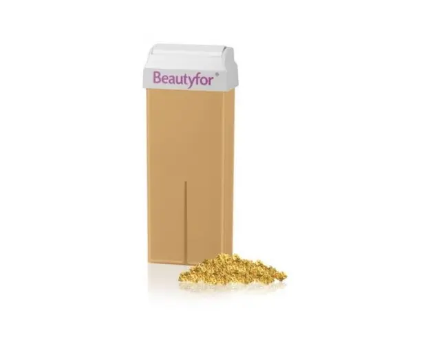 Ceara Epilatoare Roll-On de Unica Folosinta - Beautyfor Wax Roll-On Cartridge, Micromica Gold, 100ml