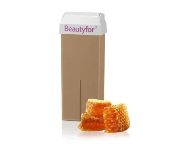 Ceara Epilatoare Roll-On de Unica Folosinta - Beautyfor Wax Roll-On Cartridge, Miere, 100ml