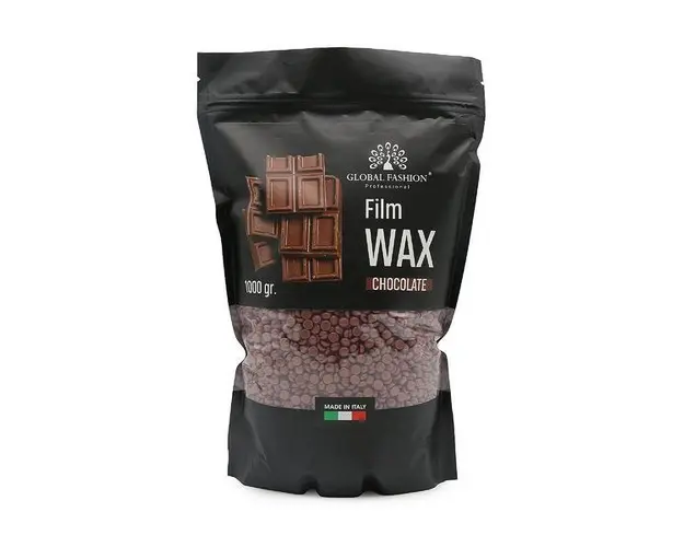 Ceara pentru Epilare Global Fashion, 1000 gr, Ciocolata