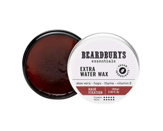 Ceara pentru par cu efect lucios (fixare puternica) Beardburys Essentials, 100ml