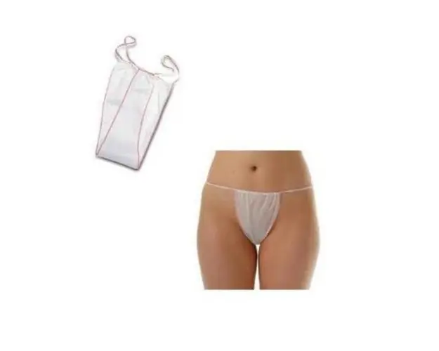 Chiloti (Bikini) de unica folosinta din TNT 40 grame, cu elastic, pachet 50 buc. ambalate individual