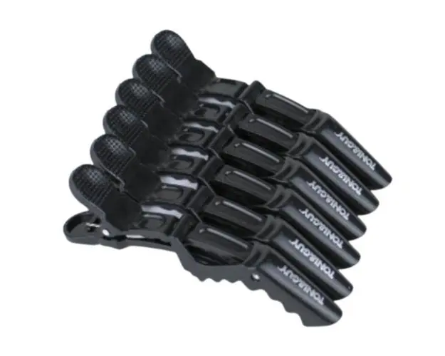 Clesti de coafor tip crocodil, Oem, 6 buc/set