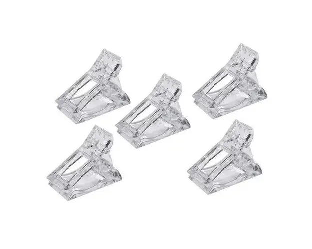 Clips constructie unghii Polygel - set 5 bucati