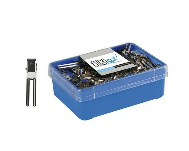 Clipsuri de par din metal 4.5 cm, 120 buc Eurostil