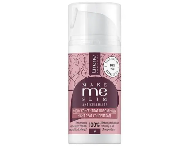 Concentrat anticelulitic pentru noapte cu extract de turba Lirene Make Me Slim, 100 ml