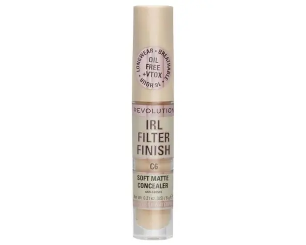 Corector - Makeup Revolution IRL Filter Finish Concealer, nuanta 6, 6 g