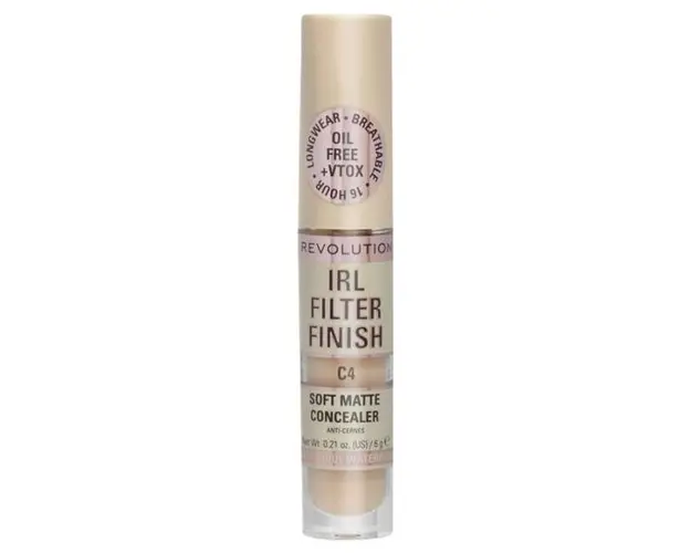 Corector - Makeup Revolution IRL Filter Finish Concealer, nuanta C4, 6 g