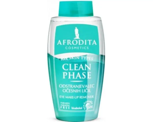 Cosmetica Afrodita - Clean Phase Demachiant Bifazic pentru Conturul Ochilor 125 ml