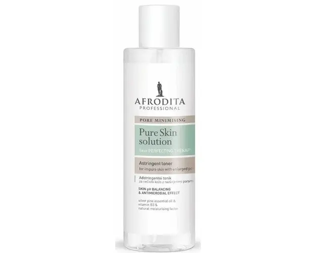 Lotiune Tonica Astringenta - Cosmetica Afrodita Pure Skin Solution Astringent Toner, 190 ml