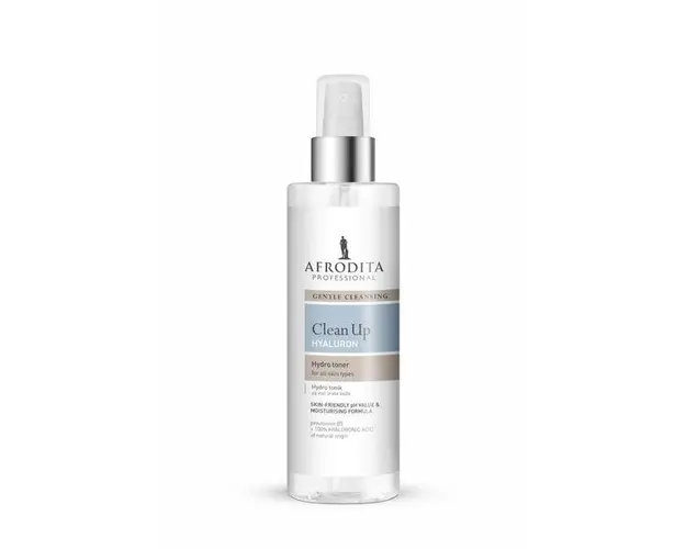 Lotiune tonica pentru toate tipurile de ten - Clean Up Hyaluron Hydro Toner, 190 ml