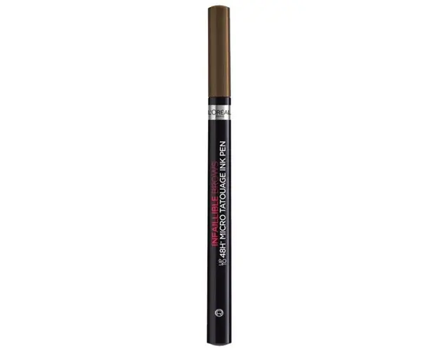 Creion de Sprancene - L&#039;Oreal Paris Micro Tatouage Unbelieva Brow, nuanta 3.0 Brunette, 5 g