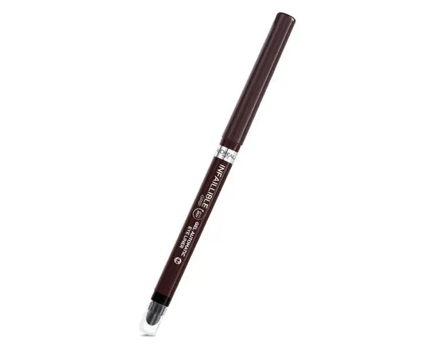 Creion Mecanic de Ochi - L'Oreal Paris Infaillible Grip 36H Gel Automatic Eye Liner, nuanta Brown Denim, 1.2 g