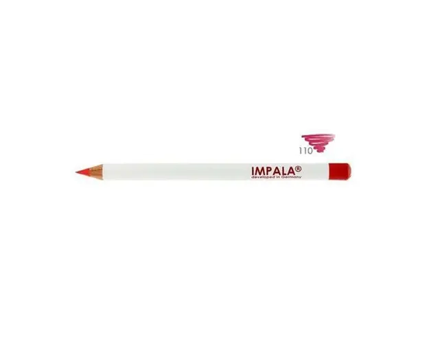 Creion pentru Conturul buzelor Rezistent la Apa, Nuanta 110 Haute Couture Fuchsia, Impala, 1.14 g