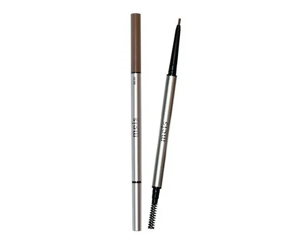 Creion pentru sprancene Meis Cosmetics double-pen Natural eyebrow pen, light brown, 0.1 g