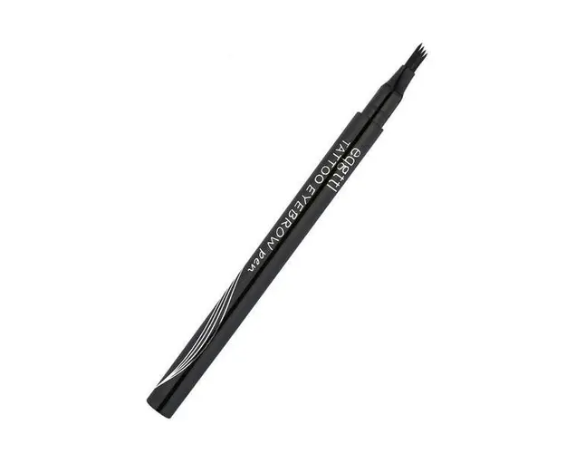 Creion pentru sprancene , Professional , Rezistent la apa , 3D Microblading, Tatoo 4 ml , 02 Dark Brown