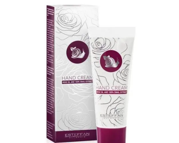 Crema pentru m&acirc;ini Esteffan cu extract de melc si ulei de trandafir 75 ml