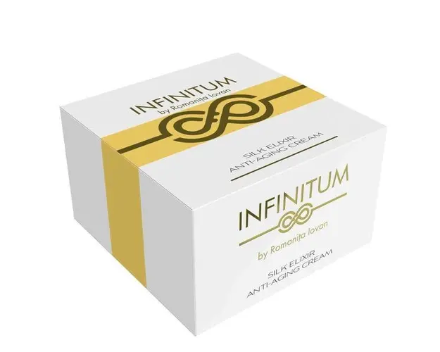 Crema Silk Elixir anti-aging Cream Infinitum by Romanita Iovan, cu matase, 30 ml