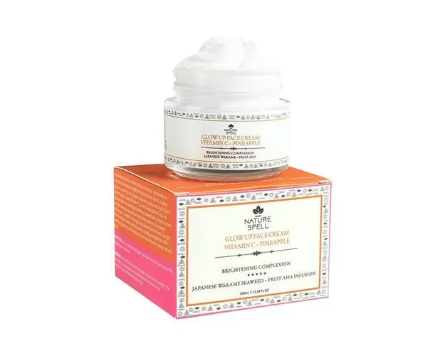 Crema Anti-Pigmentare cu Vitamina C - Nature Spell Glow Up Face Cream, 100 ml