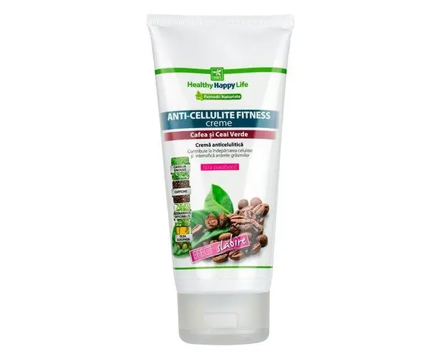 Crema anticelulitica cu Cafea si Ceai Verde CCLaboratory, 200 ml