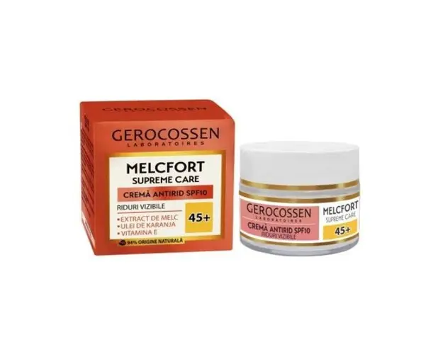 Crema Antirid 45+ cu SPF 10 Melcfort Supreme Care, Gerocossen Laboratoires, 50 ml