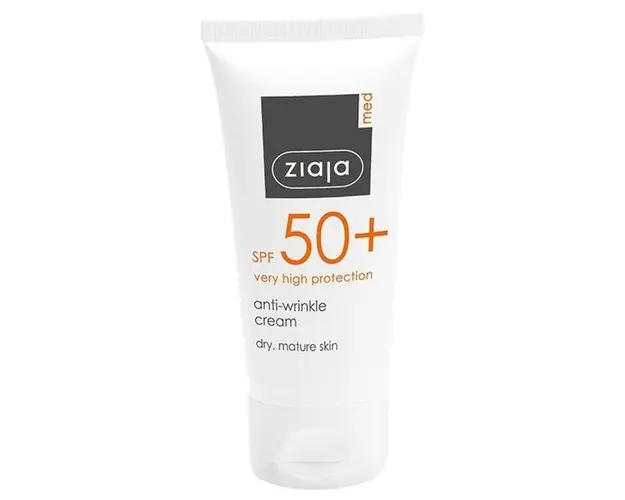 Crema Antirid cu SPF 50 + - Ziaja Med Anti-Weinkle Cream, 50 ml
