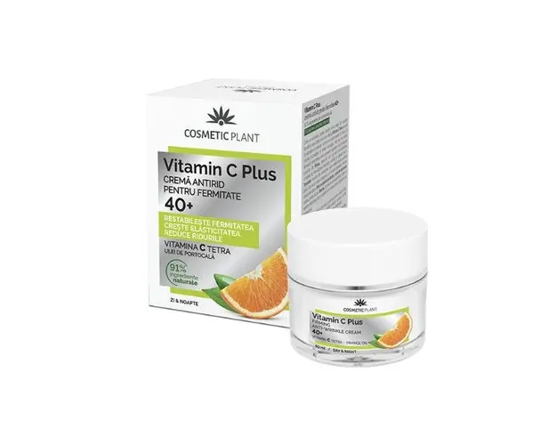 Crema Antirid pentru Fermitate 40+ Vitamin C Plus Cosmetic Plant, 50ml