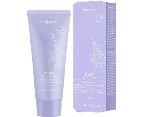 Crema Bulfresh pentru maini cu extract de liliac 75 ml