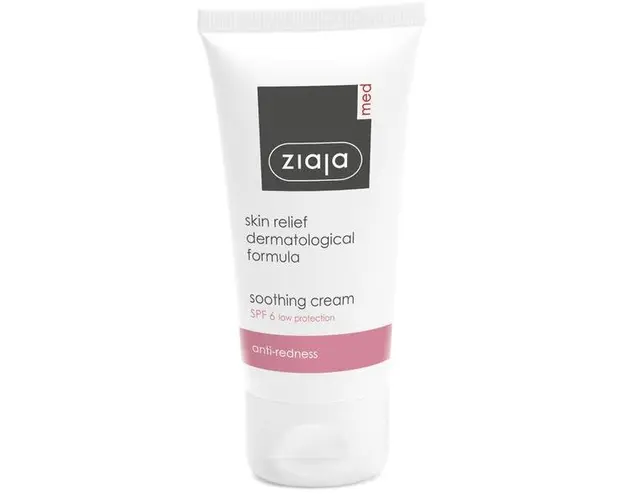 Crema Calmanta pentru Acnee Rozacee - Ziaja Med Anti-Redness Soothing Cream, 50 ml