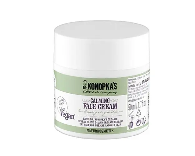Crema Calmanta pentru Ten Normal sau Gras Dr. Konopka&#039;s, 50 ml