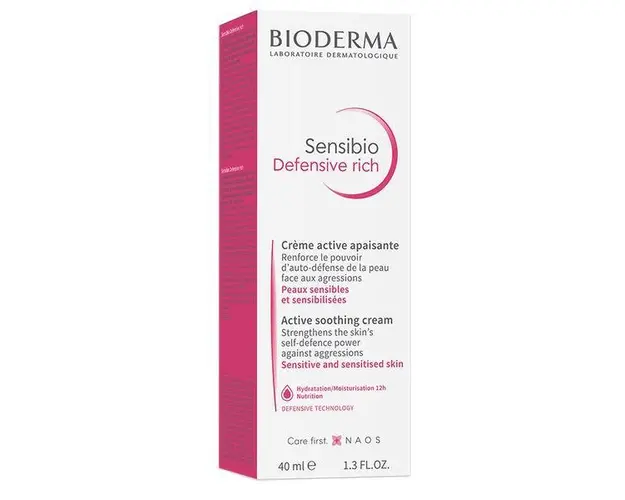 Crema calmanta Sensibio Defensive Rich, Bioderma, 40 ml