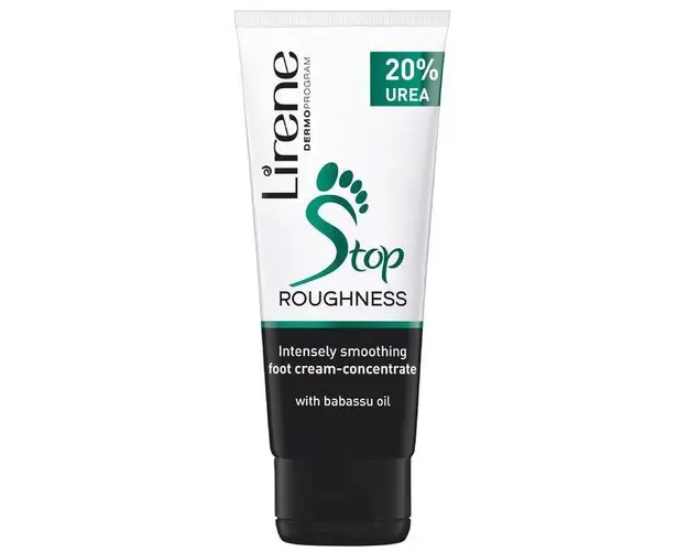 Crema concentrata Lirene Stop-Descuamare, cu 20% Uree, pentru o catifelare intensa a picioarelor, 75ml