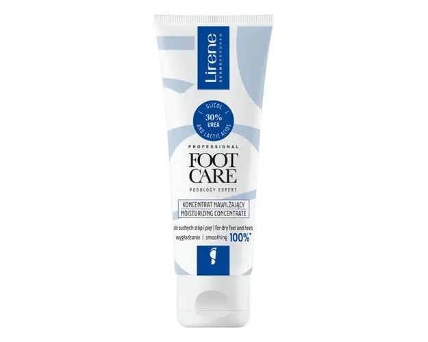Crema concentrata pentru hidratarea picioarelor, 30% uree Lirene Foot Care, 75ml